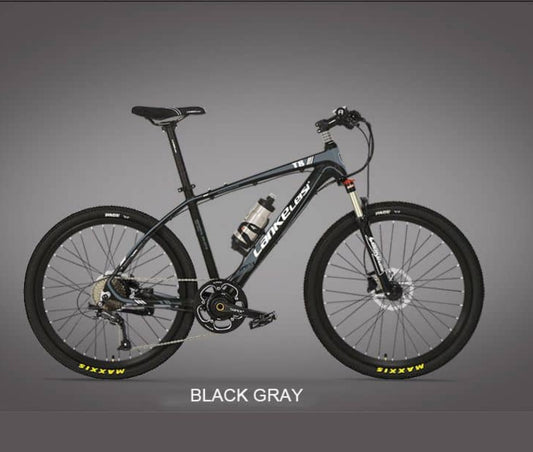 Lankeleisi T8 E-Mountain Bike - 400w (Black & Grey)