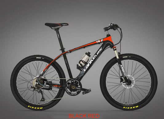 Lankeleisi T8 E-Mountain Bike - 400w (Black & Red)