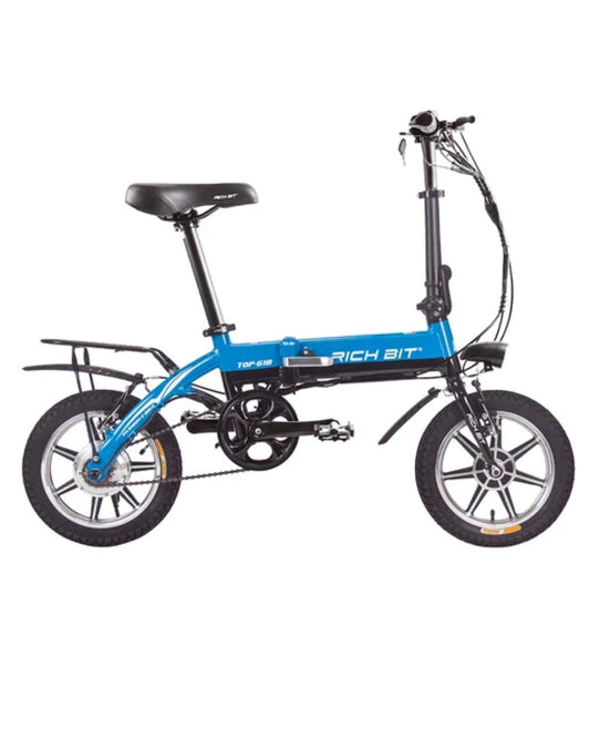 Rich Bit RT-618 Folding City E-bike - 250w (Blue)