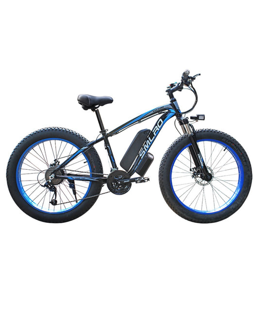 SMLRO XDC600 E-Mountain Bike - 1000w (Blue/Black) 17.5 Ah