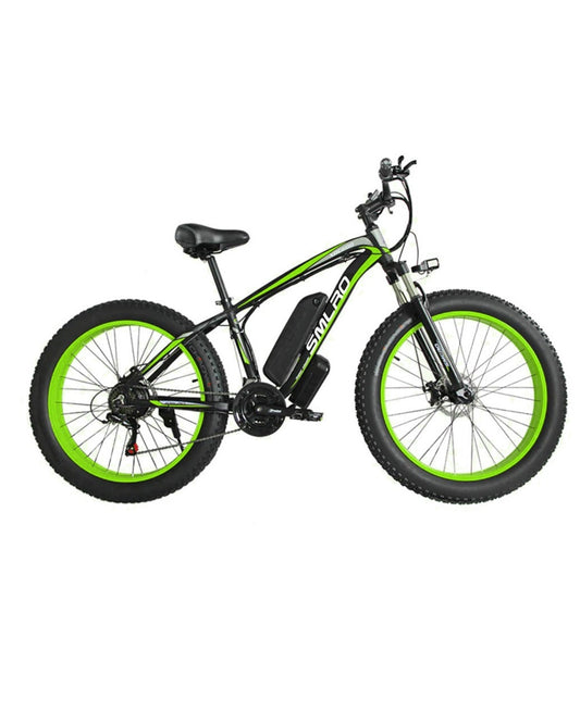 SMLRO XDC600 E-Mountain Bike - 1000w (Green/Black) 20 Ah