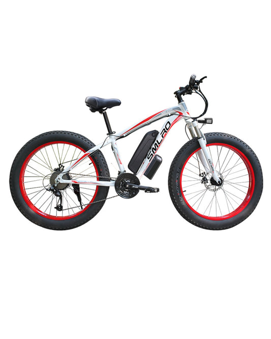 SMLRO XDC600 E-Mountain Bike - 1000w (White/Red)