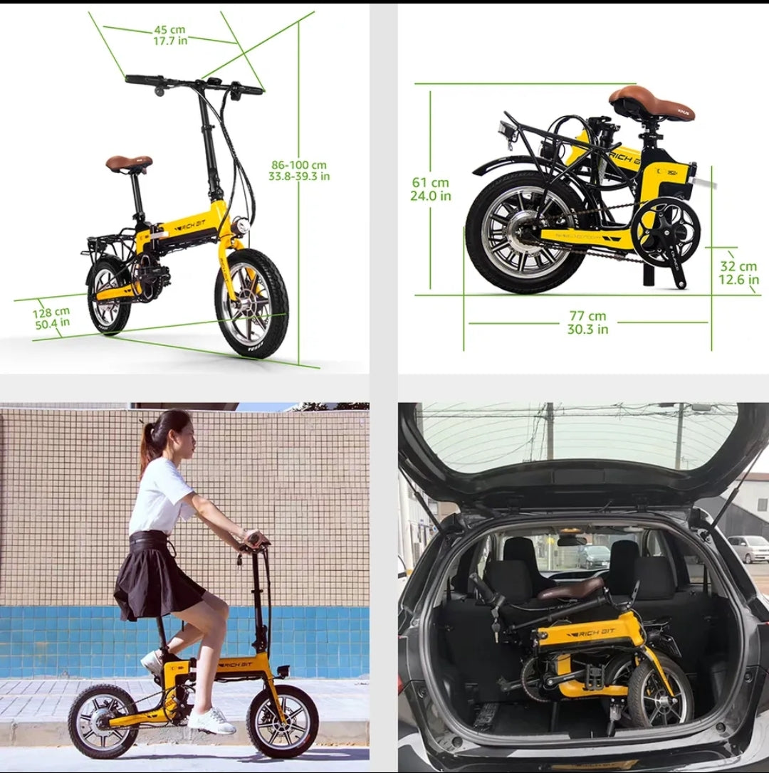 Chargeur de vélo électrique pliant RICH BIT 36v pour TOP-618/TOP-619 – Rich  Bit eBike
