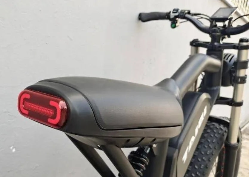 TAIQI XT600 Scrambler Motorbike Style E-bike - 500w (Red)