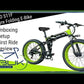 SMLRO S11F Folding Off-Road E-bike -1000w (Green & Black).