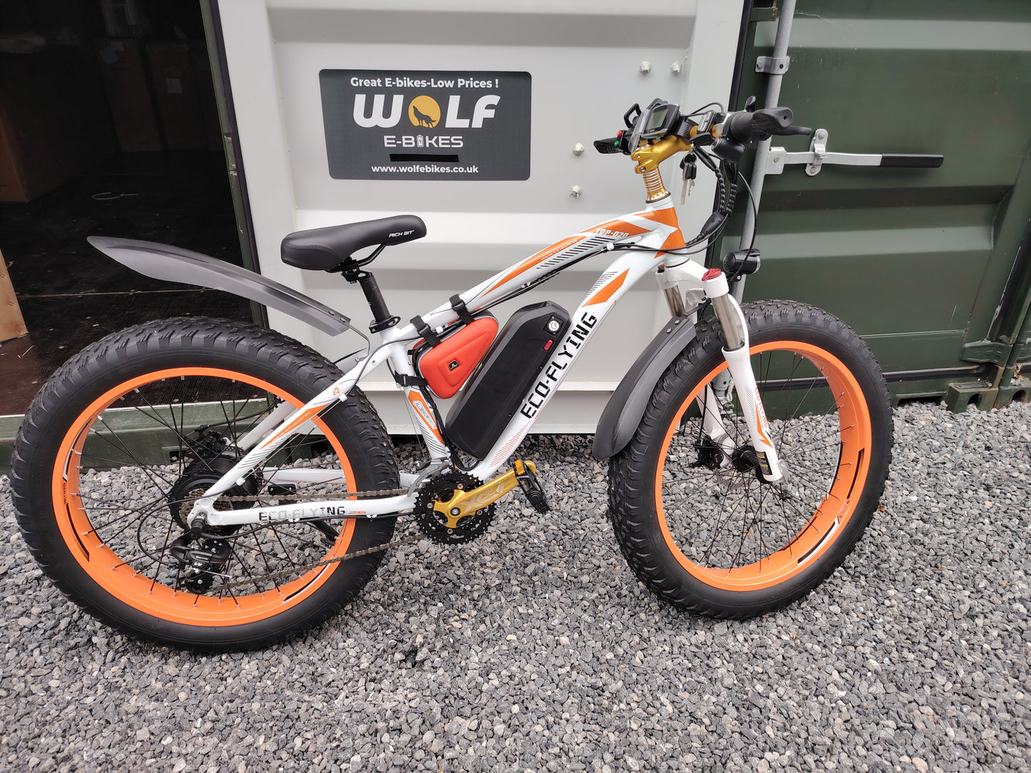 1 Only left * Eco-Flying TOP-20 Fat Tyre electric mountain bike 1000w 17Ah.