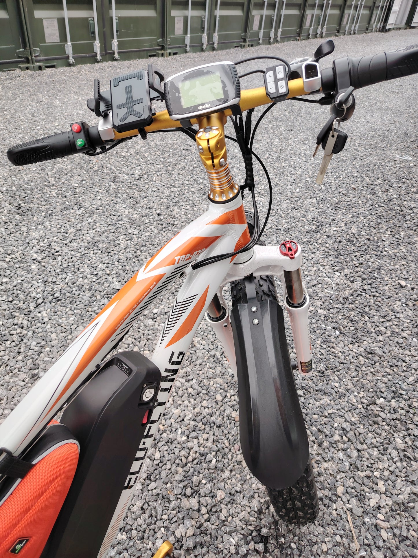 1 Only left * Eco-Flying TOP-20 Fat Tyre electric mountain bike 1000w 17Ah.